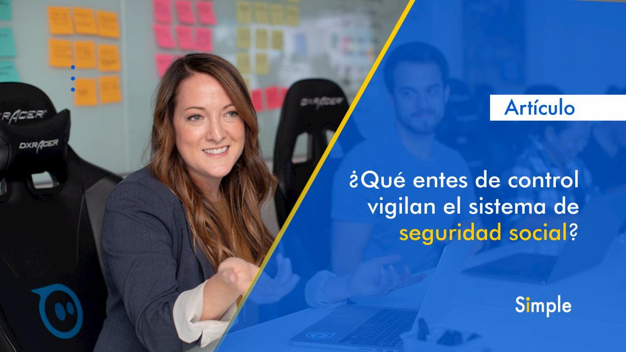 ¿Qué entes de control vigilan el sistema de seguridad social?